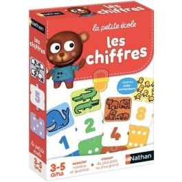 Nathan La Petite Ecole Las Figuras - Juego de Combinación Didáctico para Aprender Números 1 al 10, Asociación Imagen y Cantidad, Niños 3+ Años Nathan La Petite Ecole Las Figuras - Juego de Combinación Didáctico para Aprender Números 1 al 10, Asociación Imagen y Cantidad, Niños 3+ Años