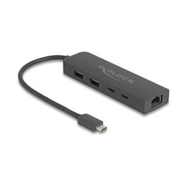 DeLOCK Hub USB-C 10 Gbps con Puerto LAN 2.5 Gigabit y Power Delivery PD de 85 W - 5 Puertos USB 3.2 Gen 2 (2x Type-A, 2x Type-C) - Negro Precio: 57.6565. SKU: B185H77GD2