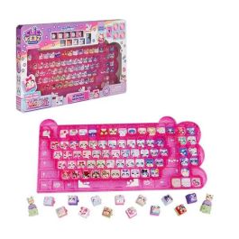Bizak 64554111 Clickeez Mega Pack - Teclado real con 15 Clickeez de personajes Cozy Garden, Strawberry Treats y Kawaii Dreams