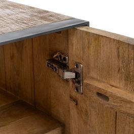 Mueble Tv Natural Madera de Mango Salón 150 X 44 X 55 cm