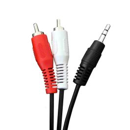 Edm Cable audio estéreo jack 3,5mm macho a 2 rca macho 1,5m negro Precio: 1.98999988. SKU: S7916145