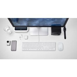 LMP EN, 110 keys, 2 x USB, Aluminium, Silver LMP EN, 110 keys, 2 x USB, Aluminium, Silver