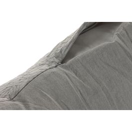 DKD Home Decor 2 c25 Cojín Boho Gris 60x60 cm de Poliéster Jaquard con Cremallera (2 Unidades)