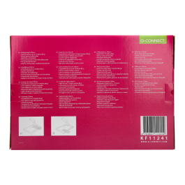 Q-connect Cizalla Metálica de Palanca para Papel DIN A4, Capacidad de Corte 10 Hojas