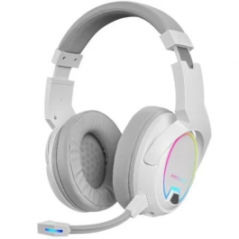 Mars Gaming Auriculares Gaming Inalámbricos MHW-100W Blanco con Micrófono Extraíble, Luz RGB, 40h Autonomía para PC, PS4, PS5, Xbox, Nintendo Switch Precio: 40.59000055. SKU: S0235860
