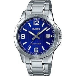 Reloj Hombre Casio CASUAL DATE STEEL - BLUE Plateado (Ø 41,5 mm) (Ø 47 mm) Precio: 77.59000007. SKU: S7233551