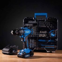 Taladro/destornillador inalámbrico IXES 20V + 1 batería de 2 Ah, cargador, caja con 74 accesorios - C-DTB74/1-X Taladro/destornillador inalámbrico IXES 20V + 1 batería de 2 Ah, cargador, caja con 74 accesorios - C-DTB74/1-X
