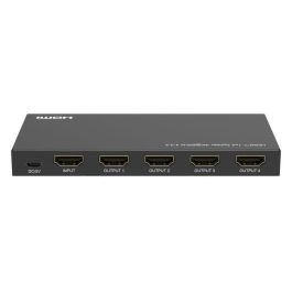 MicroConnect HDMI Splitter 1x4, Ultra HD 4K@60Hz con Soporte 4:4:4, Compatible con Resolución 1080p y 720p, para 4 Pantallas MicroConnect HDMI Splitter 1x4, Ultra HD 4K@60Hz con Soporte 4:4:4, Compatible con Resolución 1080p y 720p, para 4 Pantallas