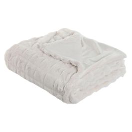 Manta Urban DKD Home Decor Crudo 240 x 1 x 220 cm Manta Urban DKD Home Decor Crudo 240 x 1 x 220 cm