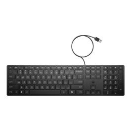 HP Teclado 320K, Teclado de Escritorio con Cable, Negro, Distribución 3 Zonas, Tecla Copilot, USB Tipo-A Precio: 23.50000048. SKU: B19SXFPLTN