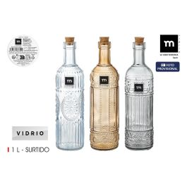 La Mediterran Botella de Vidrio Pintada con Tapón de Corcho 1 L (12 Unidades) La Mediterran Botella de Vidrio Pintada con Tapón de Corcho 1 L (12 Unidades) Precio: 21.49999995. SKU: B12T6QRQHZ