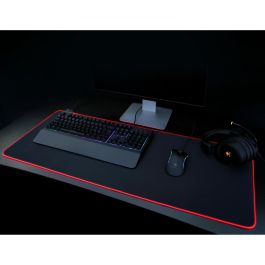 Deltaco Gaming DMP310 RGB Alfombrilla Gaming 900x360mm Negra con Retroiluminación LED