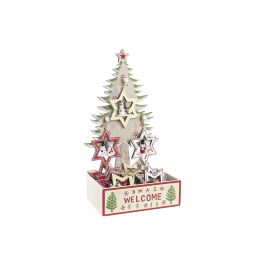 Decoracion Colgante Navidad Tradicional DKD Home Decor Rojo Marron 11 x 32 x 17 cm (12 Unidades)