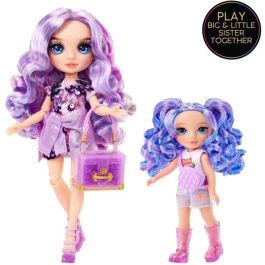 Rainbow High Littles - Muñeca 15cm + mascota - Morado - A partir de 4 años