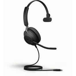 Jabra Evolve2 40 SE USB-C MS Mono Auriculares con Cable Supraaurales para Oficina, Conexión USB-A/C, Cancelación Pasiva de Ruido y 3 Micrófonos Jabra Evolve2 40 SE USB-C MS Mono Auriculares con Cable Supraaurales para Oficina, Conexión USB-A/C, Cancelación Pasiva de Ruido y 3 Micrófonos