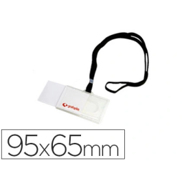 Grafoplás Portadistintivos Inyectado con Cordón Negro 65x95 mm Pack 50 Unidades Precio: 45.98999944. SKU: B1CWPR46BK