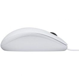 Logitech B100 Ratón Óptico USB Blanco con Conexión USB Tipo-A