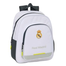 Mochila Escolar Real Madrid C.F. Blanco 28 x 34 x 10 cm Precio: 23.50000048. SKU: B1G6E9P83X