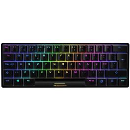 Sharkoon SGK50 S4 Teclado Gaming 60% QWERTY Portugués USB Alámbrico Retroiluminación LED RGB Negro Precio: 68.4999997. SKU: S5614408