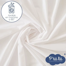 P'tit Lit Protector de colchón para bebé PTI1708546706091 - Juego de 2, 70x140 cm, Impermeable y Microtranspirable, Lavable a 90°C