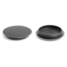 DUVER Tapa Embellecedora Plástico Antracita Agujero 25mm (300 Unidades)