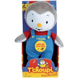 Jemini Peluche musical T'choupi +/- 20cm Precio: 30.50000052. SKU: S7158582