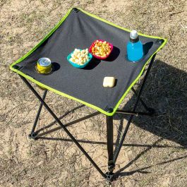 Mesa de Camping Textil Plegable con Funda Cafolby InnovaGoods Mesa de Camping Textil Plegable con Funda Cafolby InnovaGoods
