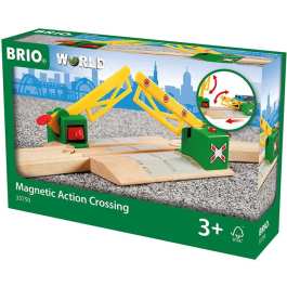 Brio World 33750 Paso a Nivel Magnético para Trenes de Juguete