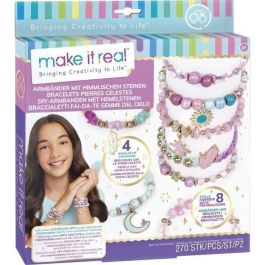 Juego de creación de joyas - LANSAY - 41322 - Make It Real - Pulseras de Piedras Celestiales