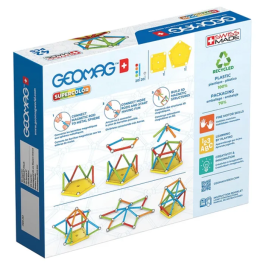 Geomag GEO0871772003830 Super Color Reciclado Juego de Construcción Magnético 42 Piezas Multicolor