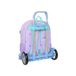 Mochila Escolar con Ruedas Frozen Spirit Lila 33 x 42 x 14 cm