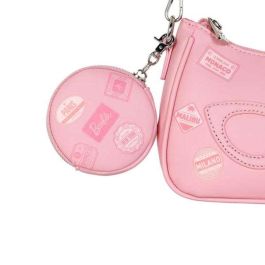 Karactermania Bolso Barbie Fancy 2.0 Travel Bolso de Hombro 8x21x5,5 cm Rosa PVC para Niñas