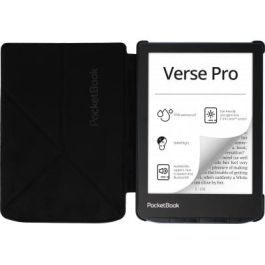 PocketBook H-SO-634-K-WW Funda Origami Negra para eReader Verse / Verse Pro de 6" de Microfibra y Poliuretano