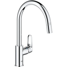 Grohe Grifo de Cocina Cromo Caño Alto Forma C con Aireador Extraíble Rotación 360 Limitador Caudal 30569000 Precio: 152.50000018. SKU: B1FTK9HDV6