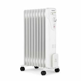 Oceanic OCEABH2000W2 Radiador de Aceite Eléctrico 2000W para Baño, 3 Potencias, 9 Elementos, Móvil, Blanco Precio: 70.50000023. SKU: B1JQRXWY5C