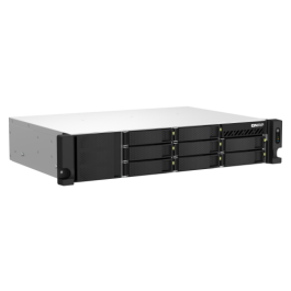 QNAP TS-864EU-RP-8G servidor de almacenamiento NAS Bastidor (2U) Ethernet Negro