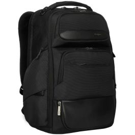Targus HeritageLuxe Mochila de Viaje para Hombre 15-16 pulgadas Poliéster Negro con RFID y Compartimento Portátil