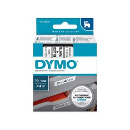 Dymo Cinta De Transferencia Termica D1 45803. Etiquetas Estándar Negro Sobre Blanco De 19 mmx7M. Poliester Autoadhesiva. Rotuladora Labelmanager