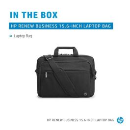 HP Renew Business Bolso para Portátil 15.6 pulgadas, Protección para Laptop, Fabricado con Materiales Reciclados, Duradero y Cómodo
