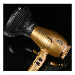 Parlux Alyon MagicSense Set Secador de Pelo Profesional Dorado con Difusor, 2 Boquillas, AIR IONIZER TECH y HFS