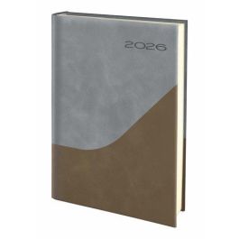 Agenda Anual (2026) Edeusto Pula Cosida Tapa Acolchada E11 170X240 D/P Marron/Gris (H50) Precio: 21.49999995. SKU: B1HE3SSA62