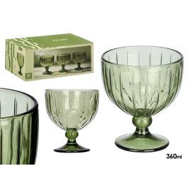 Vivalto Copa Helado Rayas 360 ml Verde 10.5x10.5x12 cm (Set de 24) Precio: 35.50000003. SKU: B15PE9MKLW