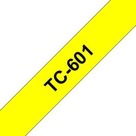 Brother TC-601 Cinta Laminada para etiquetadora P-touch, Negro sobre Amarillo 12mm x 7.7m Precio: 34.50000037. SKU: B1A28TES8X