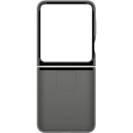 SAMSUNG Funda de Silicona con Anillo para Galaxy Z Flip6 Gris