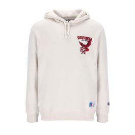 Sudadera con Capucha Hombre Russell Athletic Hoody Barry Blanco