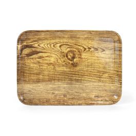Bandeja de Melamina Wood 42x31 cm Brillo - La Mediterranea (9 Unidades) Bandeja de Melamina Wood 42x31 cm Brillo - La Mediterranea (9 Unidades)