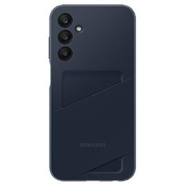 Samsung EF-OA256TBEGWW Funda con Ranura para Tarjetas para Galaxy A25 5G, Carcasa Protectora Anti-rayones, Azul Negro
