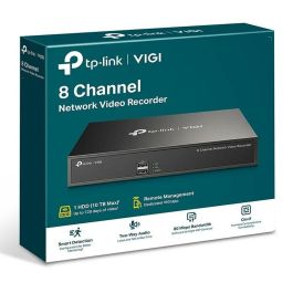 TP-Link VIGI NVR1008H Grabador de Vídeo en Red, 8 Canales, Soporta 1080p, Seguridad