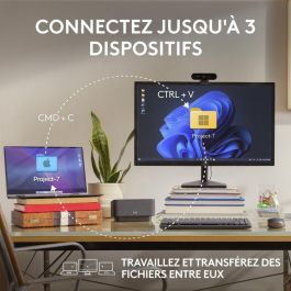 Logitech Mx Anywhere 3S Ratón Inalámbrico Óptico 8000 DPI con Clicks Silenciosos, Rueda MagSpeed y Multidispositivo Grafito