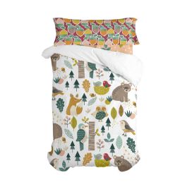 Juego de funda nórdica HappyFriday Moshi Moshi Harvestwood Multicolor Cama de 80/90 2 Piezas Precio: 50.49999977. SKU: B19KYGJ89J